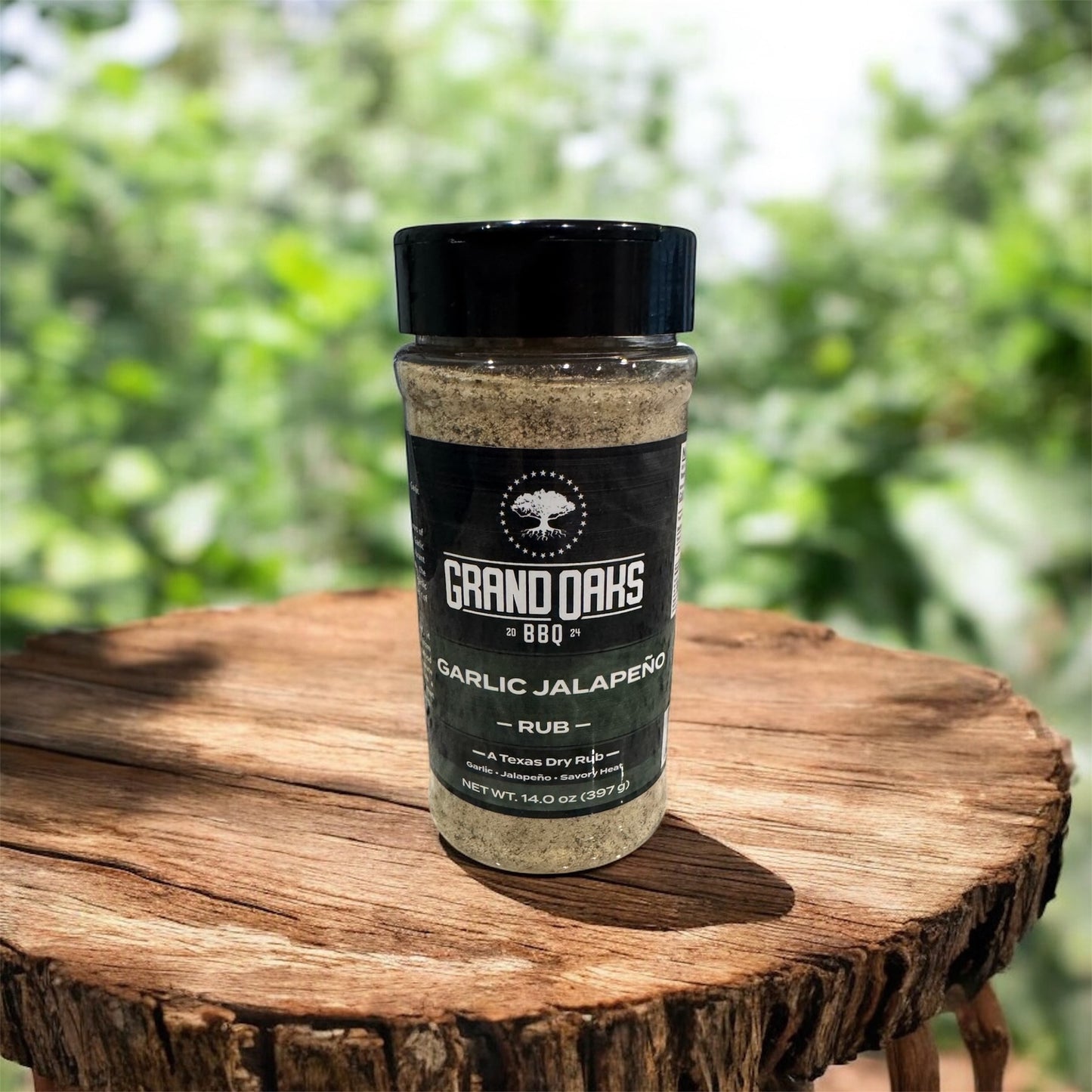 Garlic Jalapeño Rub (14 oz) — Bold Garlic & Zesty Jalapeño Dry Rub